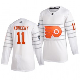 Philadelphia Flyers Trikot Travis Konecny 11 Weiß 2020 NHL All-Star Adidas Authentic - Herren